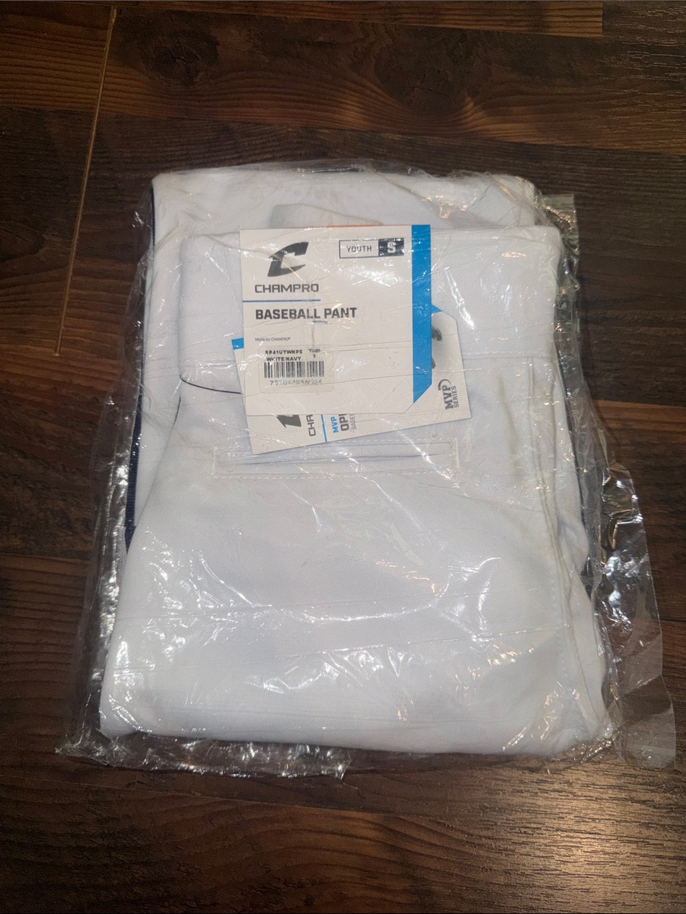 Champro Youth White Baseball Pants - Small